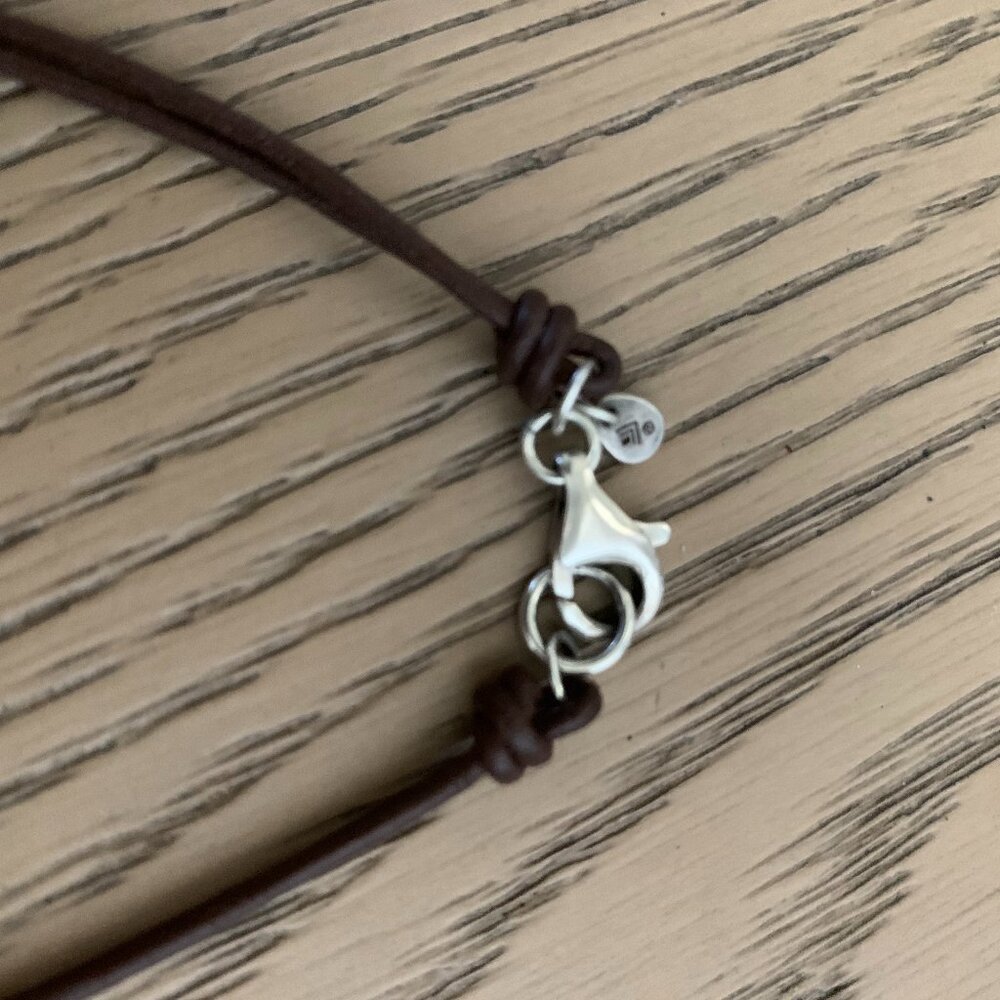 Silpada Necklace N1837 and Earring W1846 Set Serpentine & .925 Sterling Silver - Picture 3 of 7